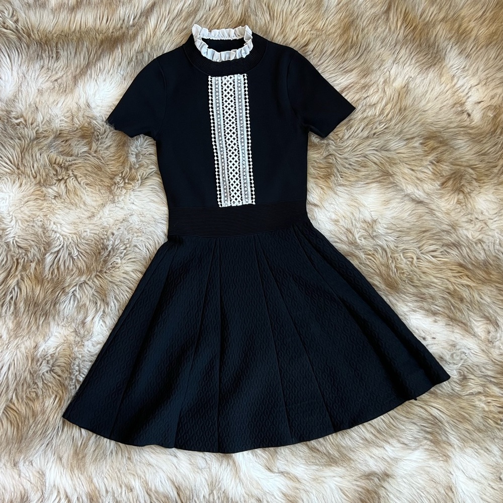 The Kooples black mini dress